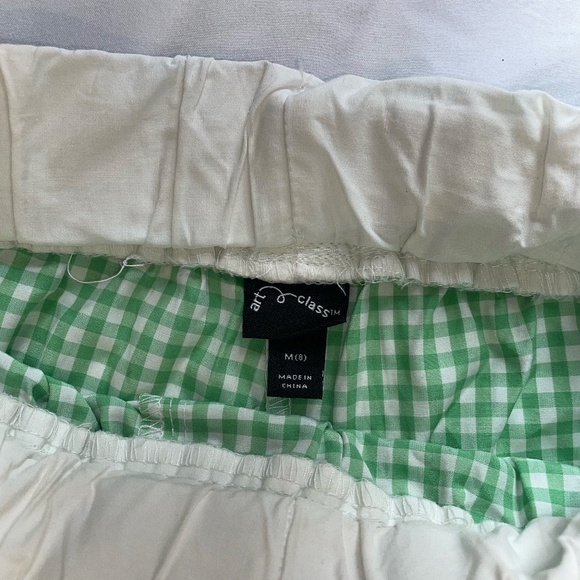 Girls2K Plaid Pajama Boxer Shorts — Size M - Picture 3 of 4